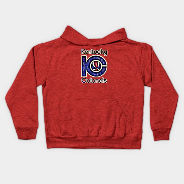 Kentucky Colonels Basketball Kids Hoodie by Kitta’s Shop